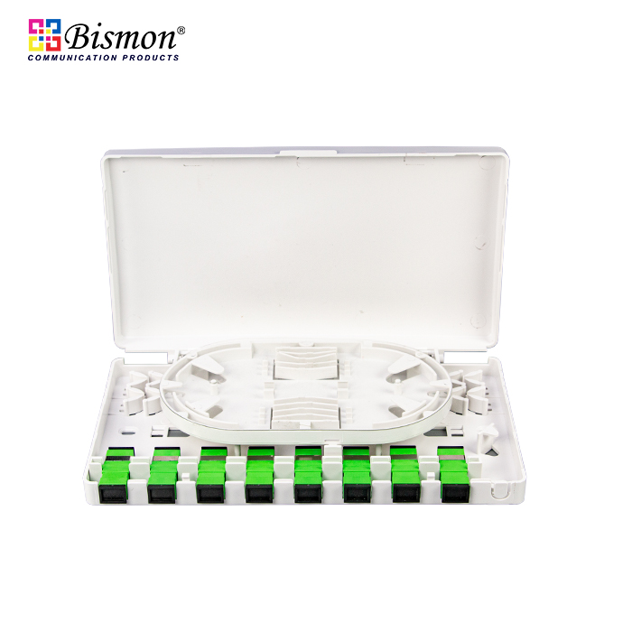 Fiber optic box กล่องพักสาย 8 Ports Socket Panel FTTx Box (กล่องเปล่า)